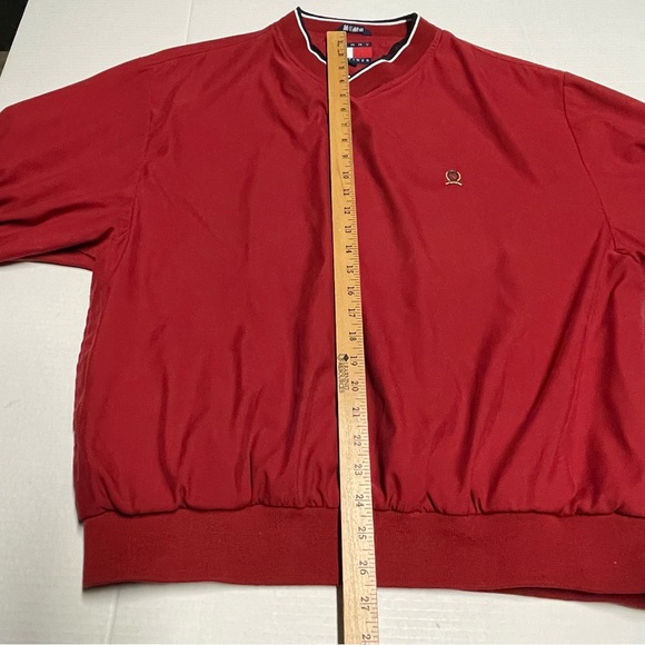 Tommy Hilfiger Men's V-Neck Red Sweater - Picture 5 of 9